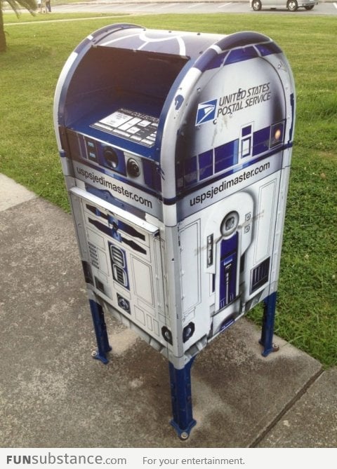 Awesome mailbox in a local military base