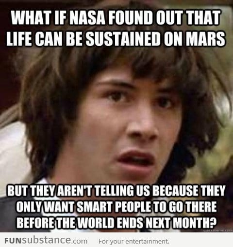 That's why NASA has been keeping us waiting