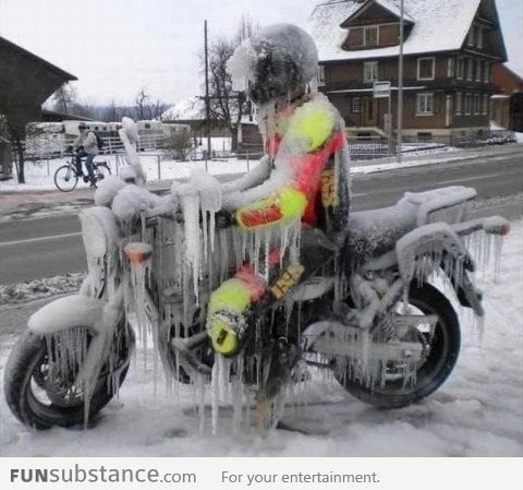 So, I heard you can ride a bike any weather