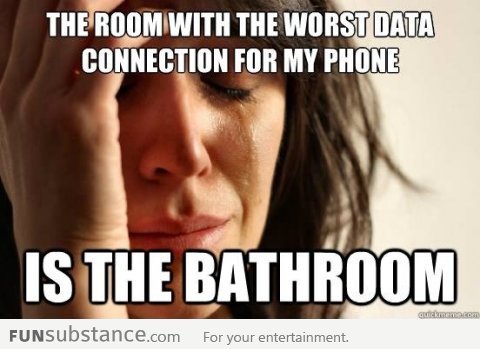 May be I need to put a router at my bathoom