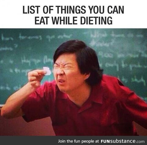 Every time I start a new diet
