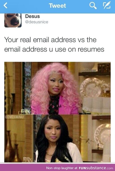 Resume's email address