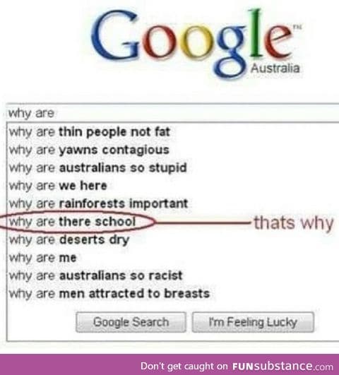 I love Google search results