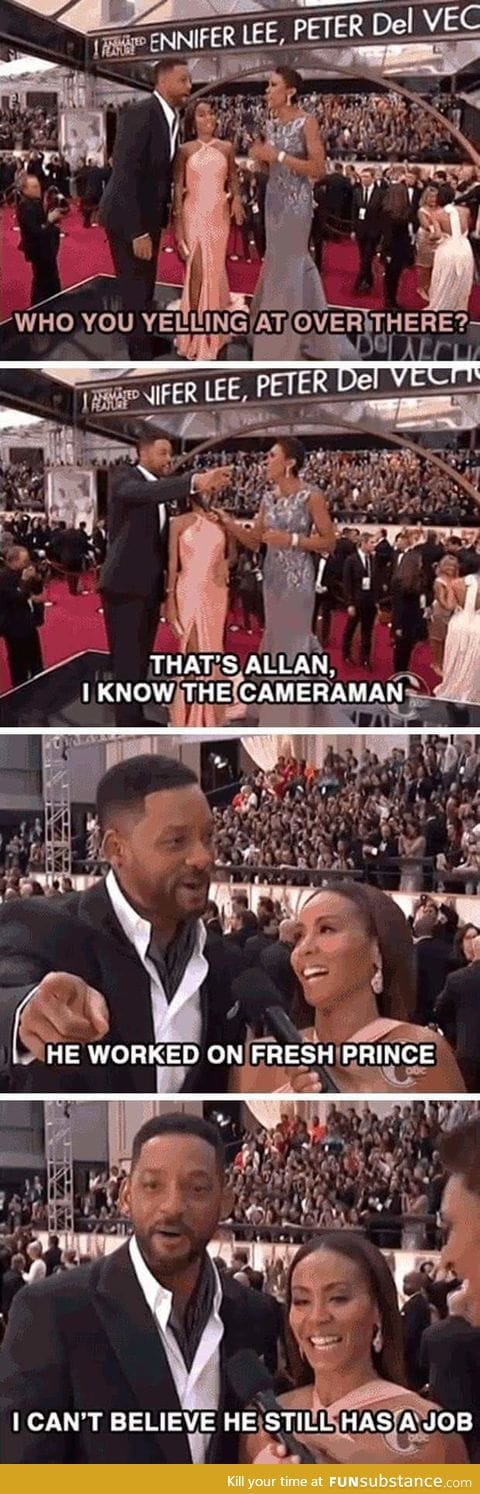 Will Smith. You a funny man