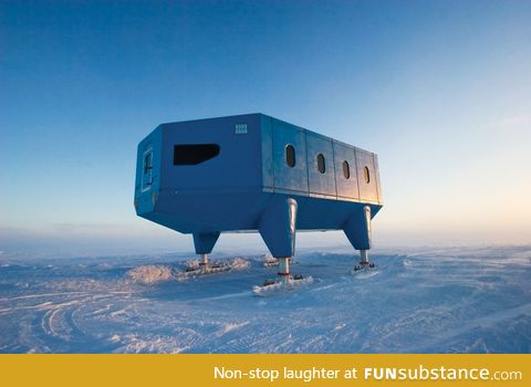 An Antarctic research base