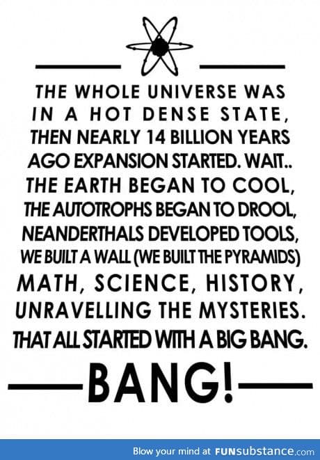 This is the big bang theory