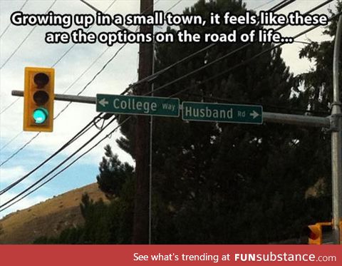 Growing up in a small town