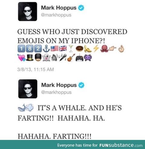 Mark Hoppus is literally a 12 year-old