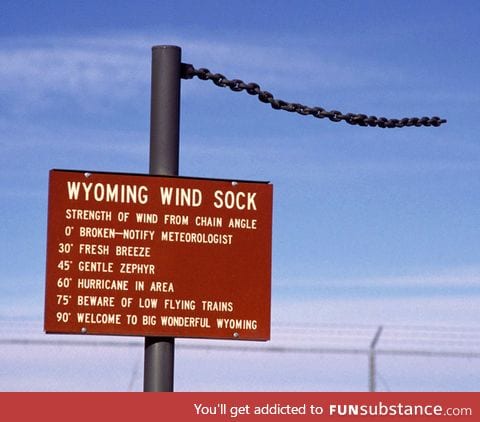 Wyoming wind sock