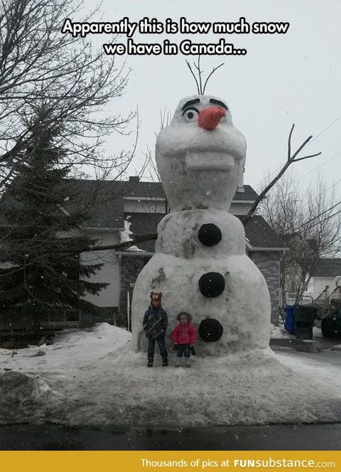 The Biggest Olaf I've Ever Seen