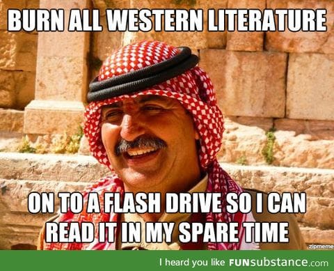 As an Arab, I exploded... With laughter