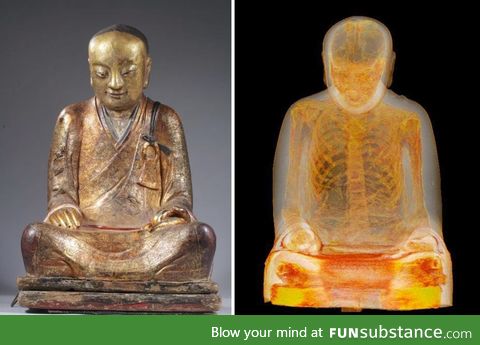 CT Scan of 1,000-Year-Old Buddha Sculpture Reveals Mummified Monk Hidden Inside