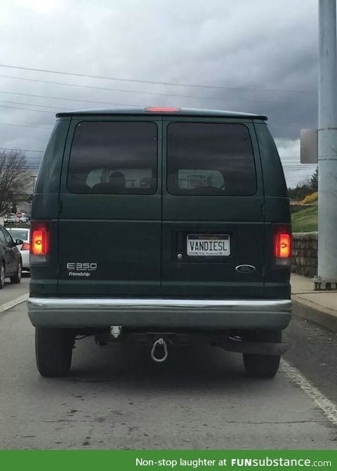 Friend of mine saw this in traffic the other day. He was Furious