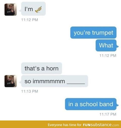 h*rny trumpet