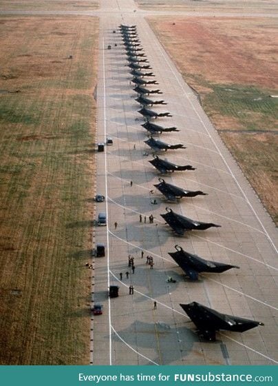 Twenty-two nighthawks. Total cost: $2,446,400,000