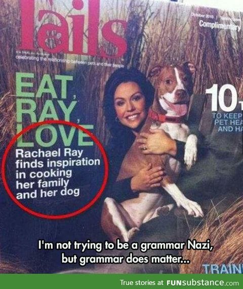 MAYBE SHE LIKES EATING HER DOG