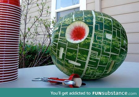 Death Star watermelon