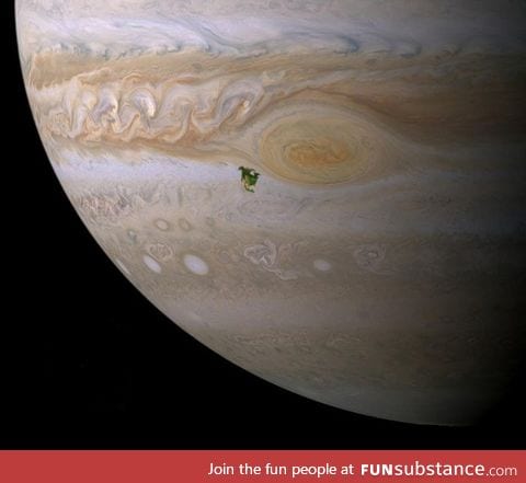 What North America would look like on Jupiter