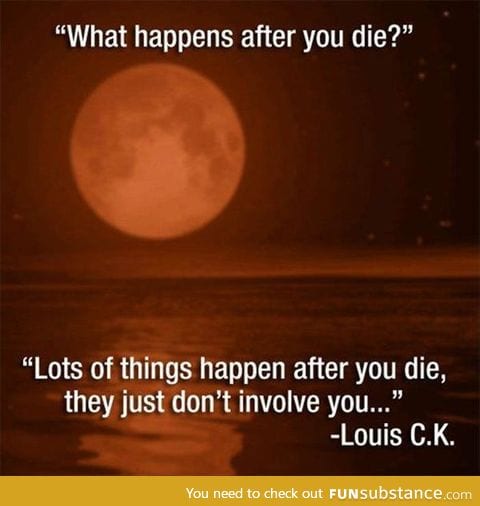What happens after you die