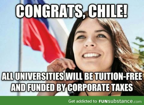 Congrats chile