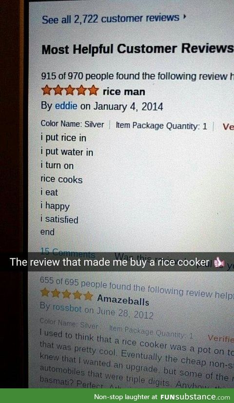 Rice cooker review