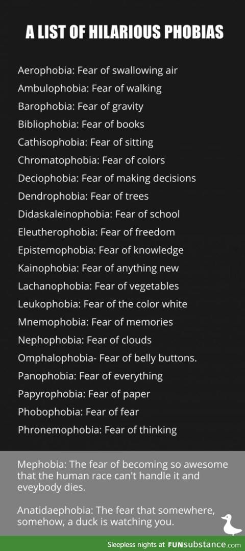 Apparently these fears exist