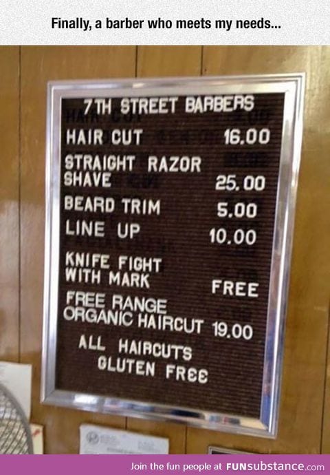 The coolest barber sign