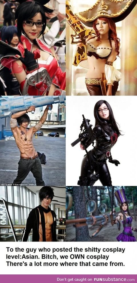 Cosplay level: Asian