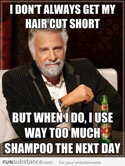 It happens every single time after a haircut