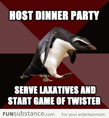 Socially Insane Penguin