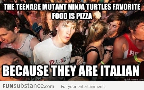 Just realised this about TMNT I feel a little slow