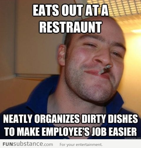 As a waitress, I love people who do this