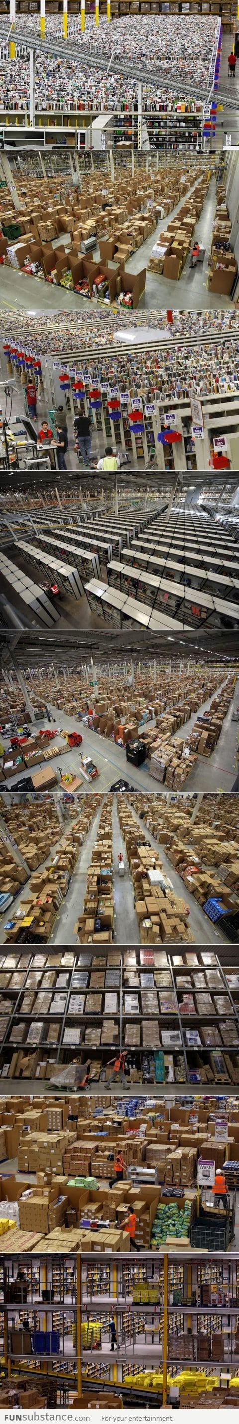 What it looks like inside Amazon