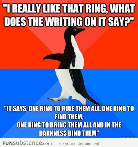 A cute girl asked me about the ring I wore around my neck