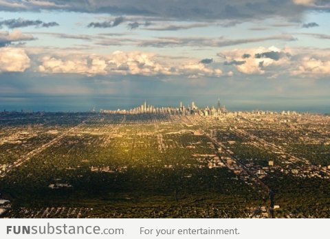 An unlikely view of Chicago