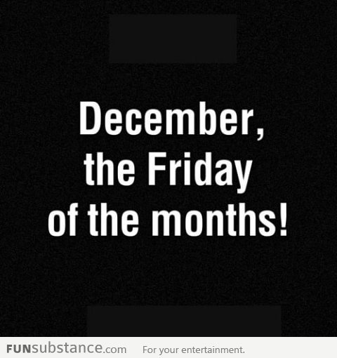 Welcome back December