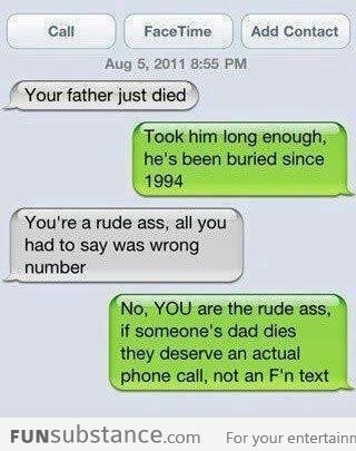 Wrong number lesson