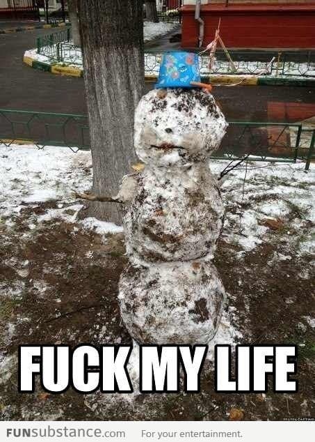 Ridiculously Miserable Snowman