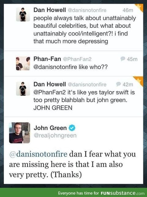 John green is awesome