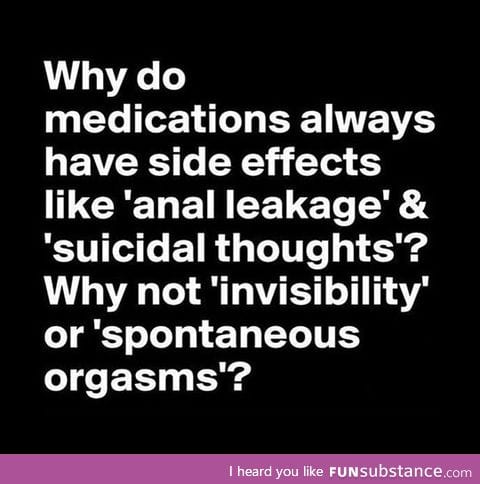 Medication side effects