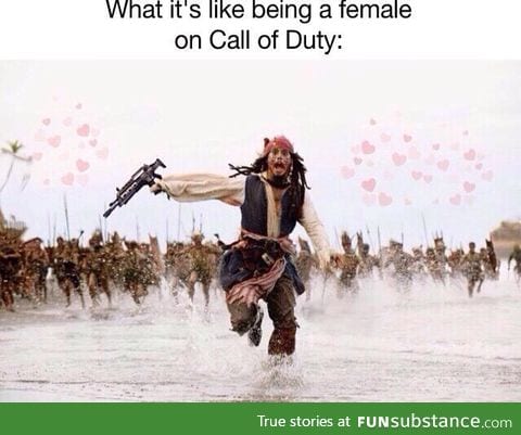 What it's like being a female on Call of duty