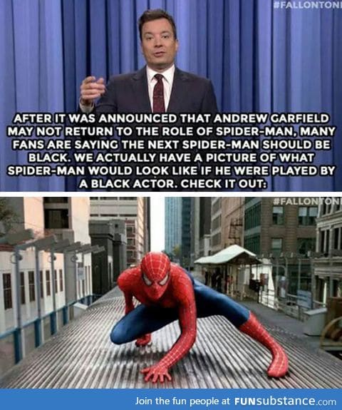 Jimmy has news about the new spiderman