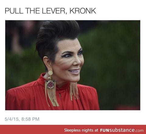 Kris Jenner's transformation into Yzma is almost complete.