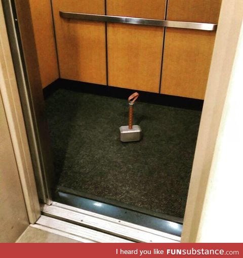 This elevator is worthy!