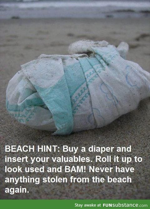 Cool Tip If You're Going To The Beach