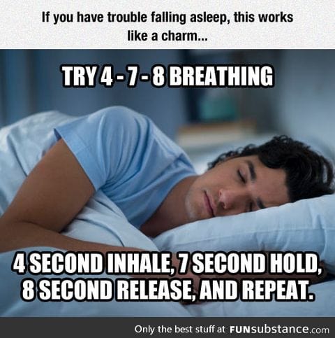 Try this to help you sleep faster