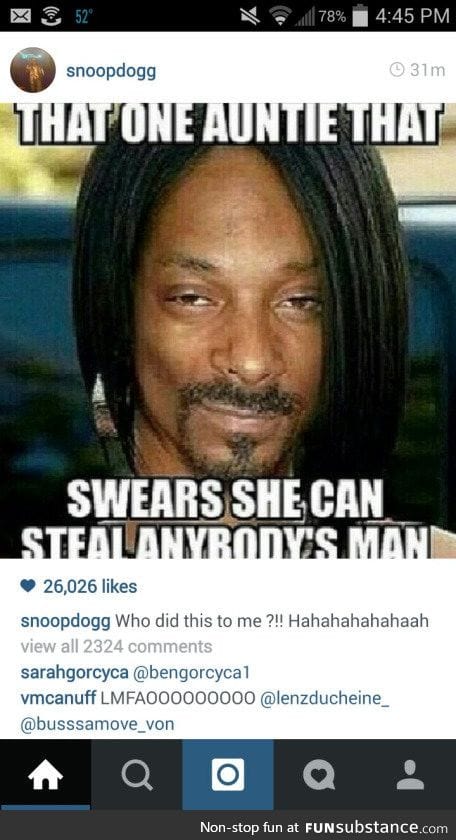 Snoop aunt