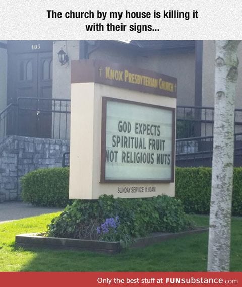 Church sense of humor