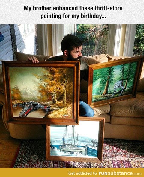 The force is strong with these paintings