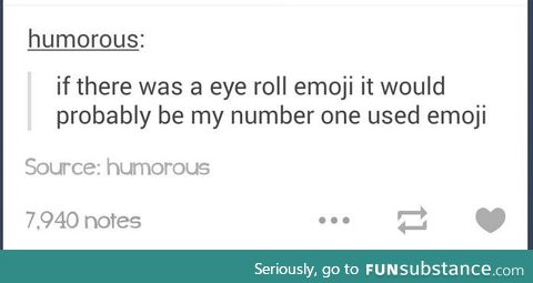 There aren't enough emojis